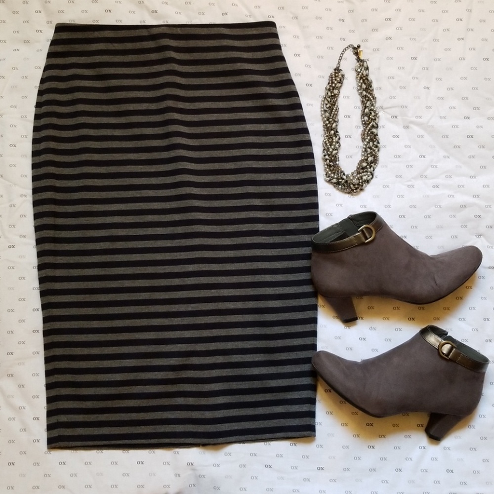 ECU The Limited striped Pencil Skirt